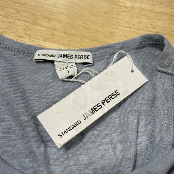 Standard James Perse NWT Scoop Back Tank Dress Size 1 US Small Light Blue - Picture 3 of 10